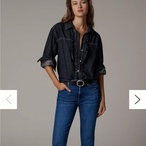 MOTHER DENIM MID RISE STRAIGHT LEG DAZZLER JEANS